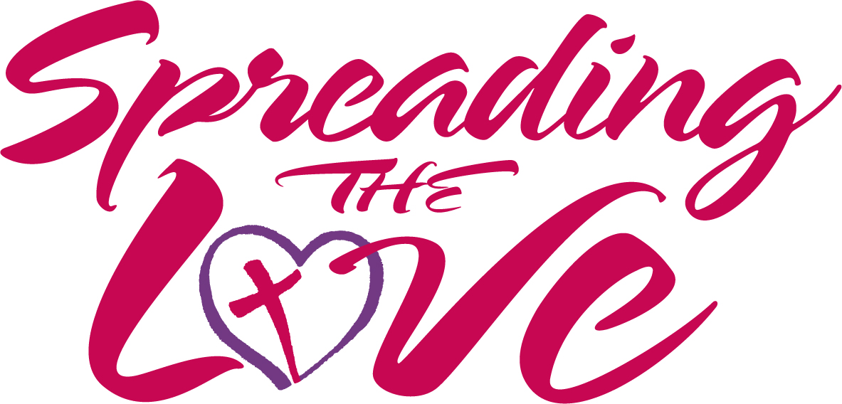 spreading the love pink logo png