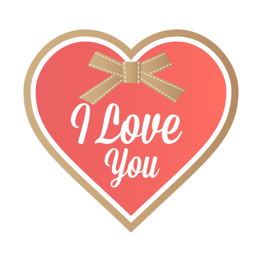 love you icon valentine iconset designbolts #25721