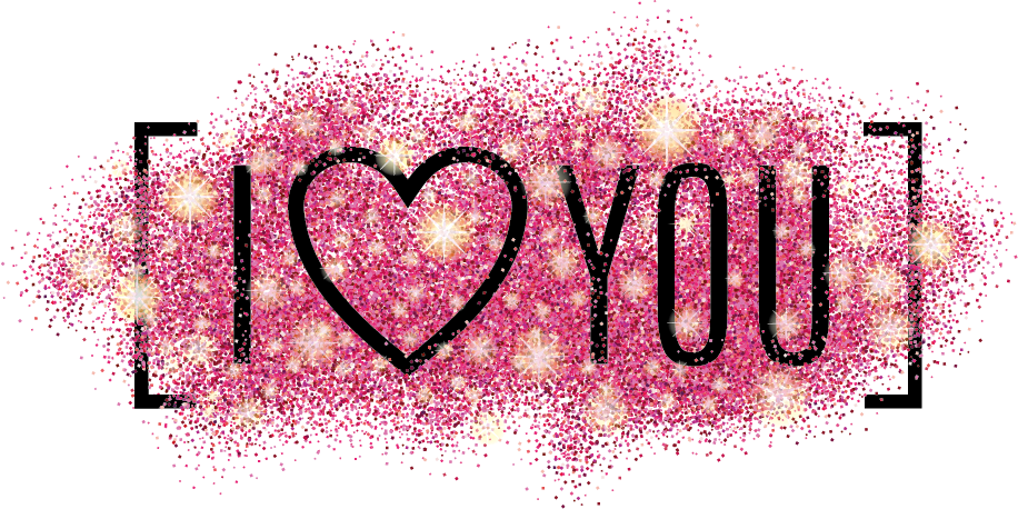 love you pink background transparent png #25782