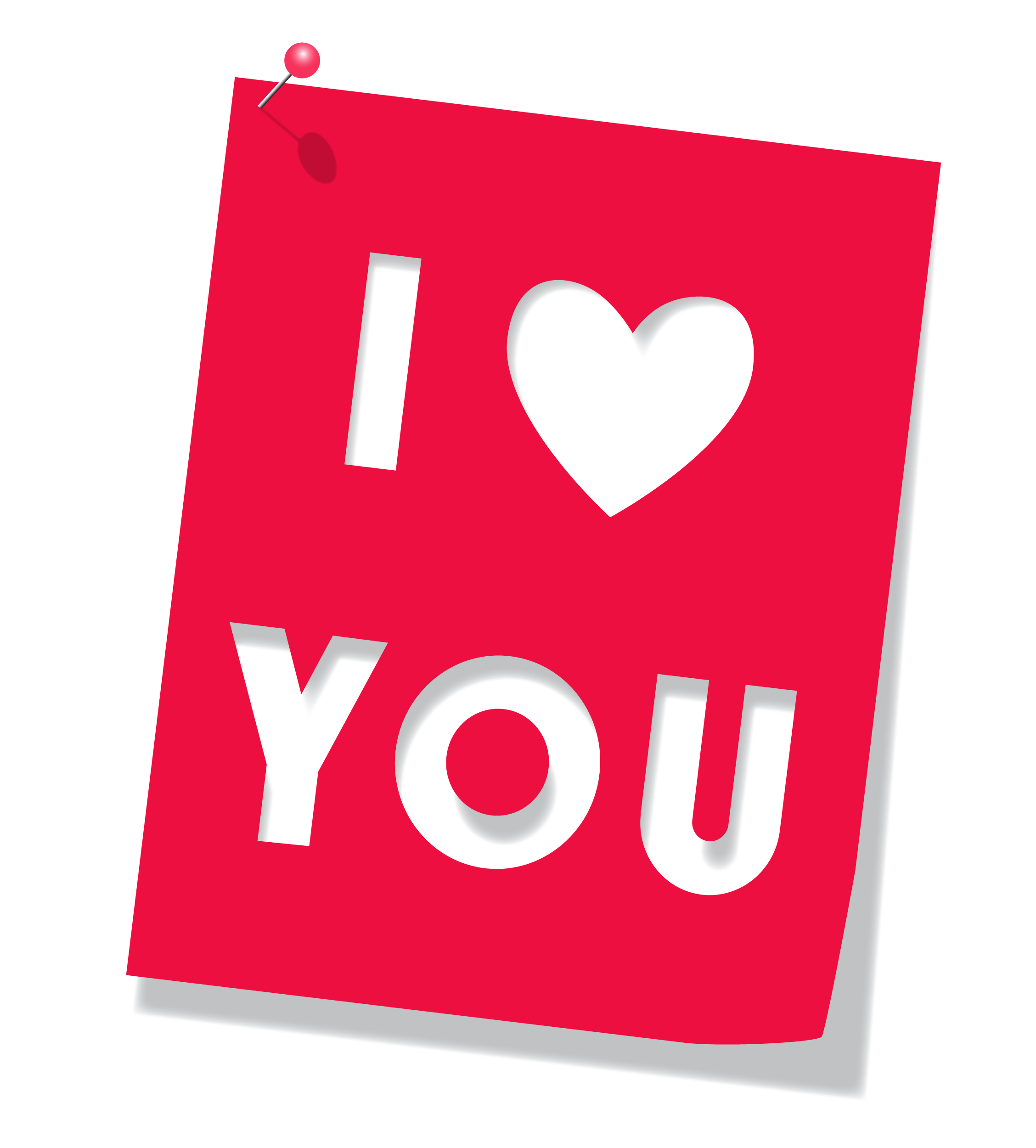 I love you logo png #25787