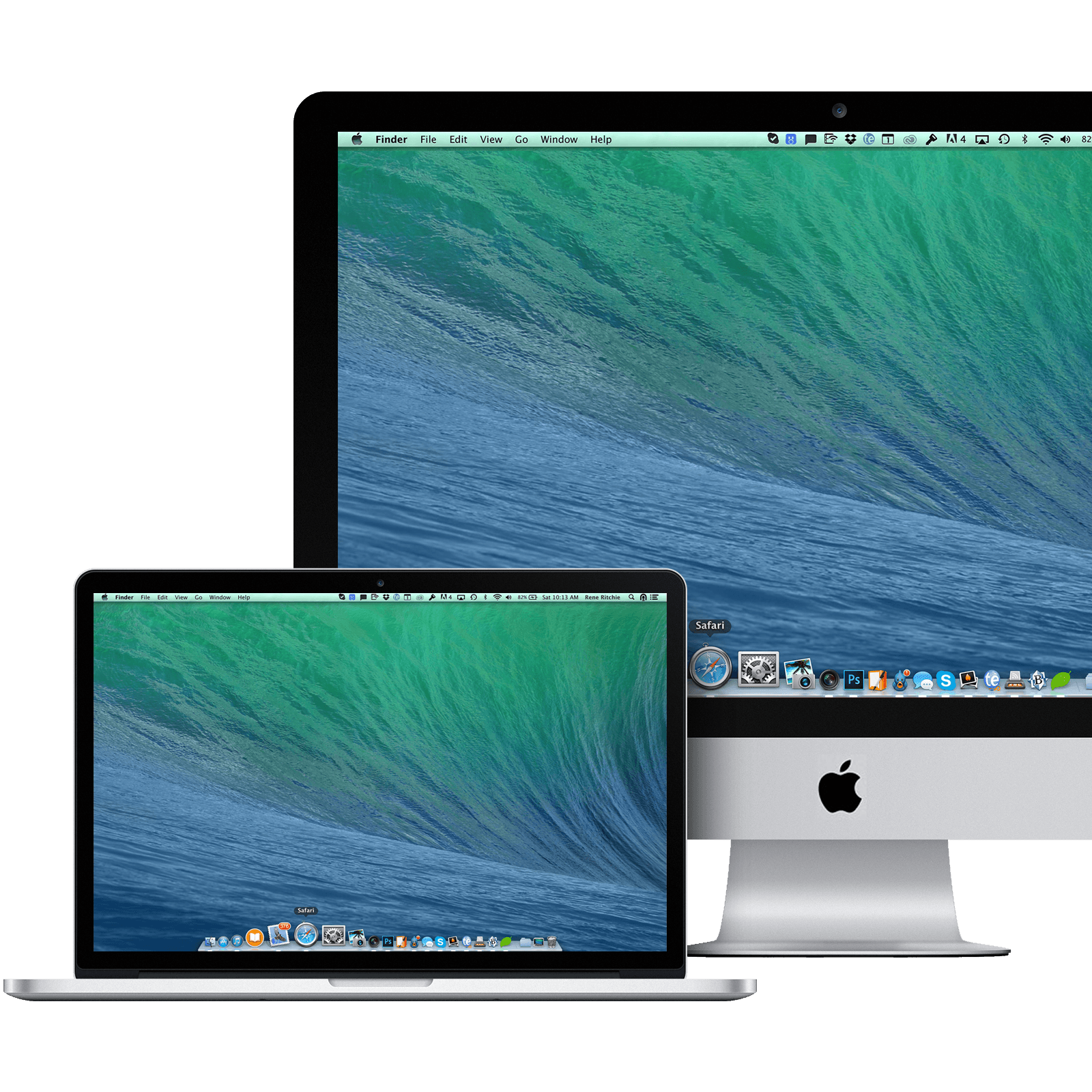 macbook desktop and laptop computer png #16115
