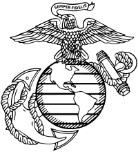 eagle, globe, and anchor, marine corps png logo #5286