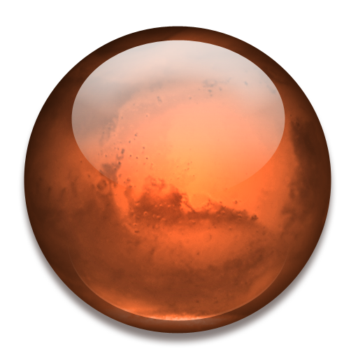 mars icon solar system iconset dan wiersema #18179