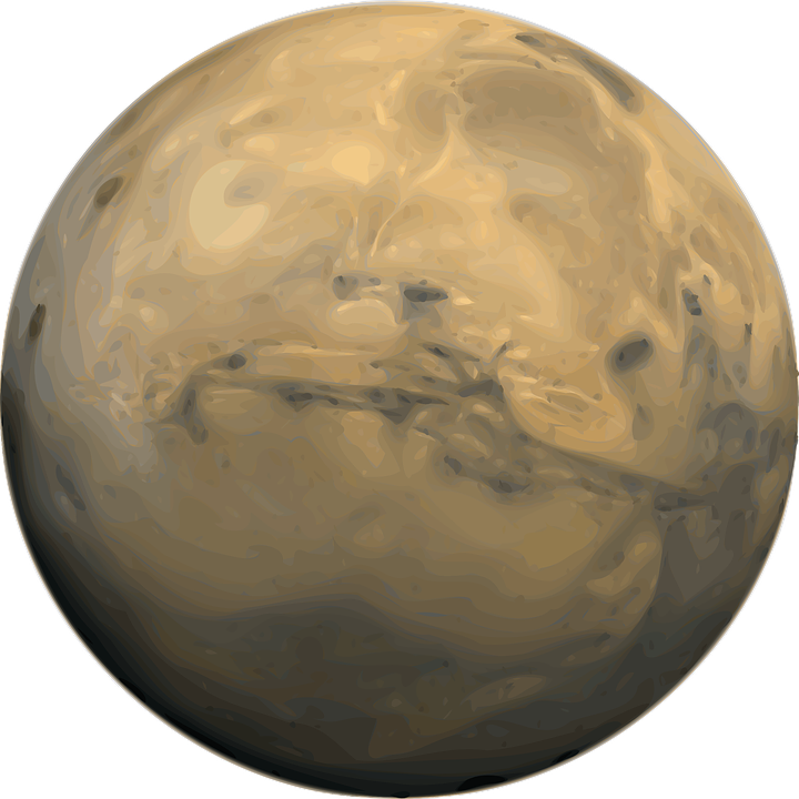 vector graphic mars solar system planet #18117