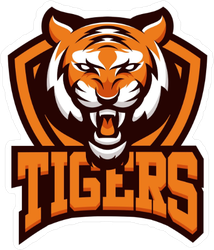 Tigers Mascot Logo #40028
