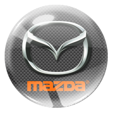 mazda circle gradient shiny logo png #764