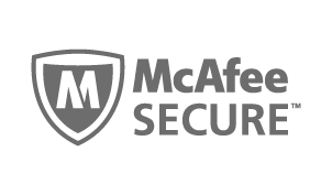 McAfee secure gray logo #7884