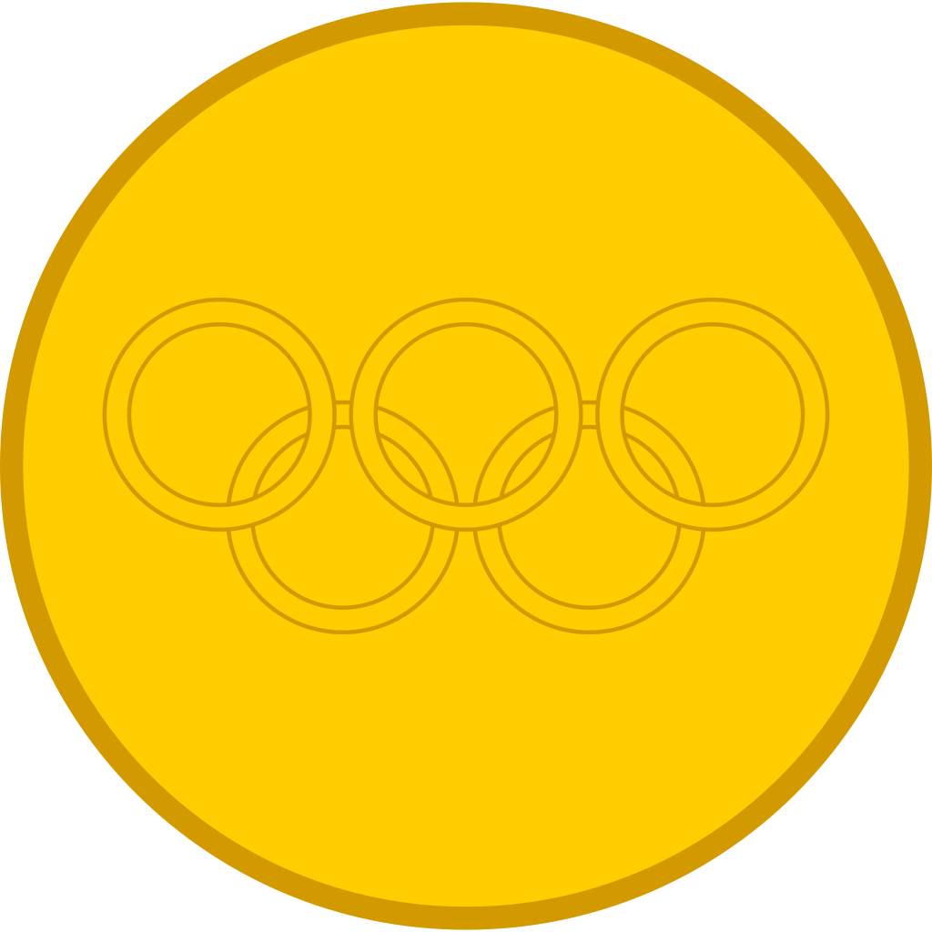 file gold medal svg wikimedia commons #23780