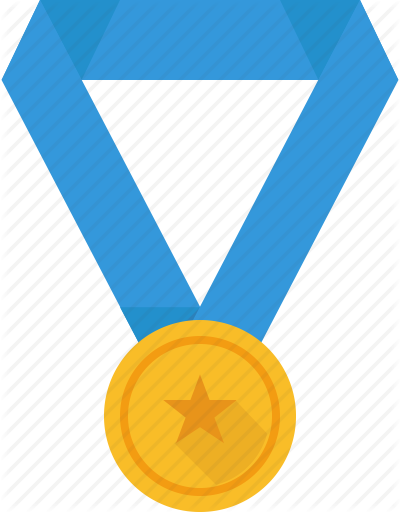 gold medal star icon #23775