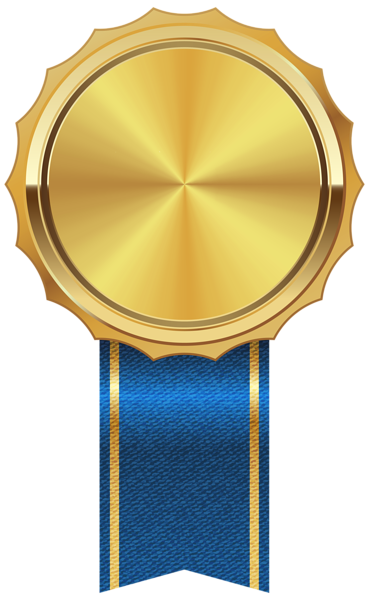 gold medal with blue ribbon png clipart image gallery #23730