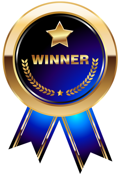 winner medal blue transparent png clip art image gallery #23783