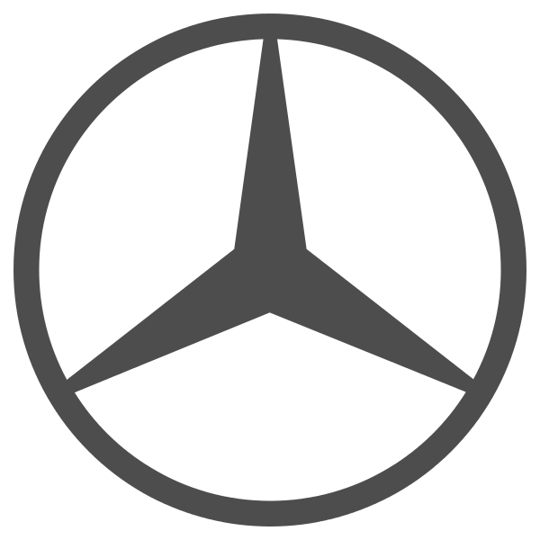 mercedes logo, grey mercedes benz emblem transparent png #15872