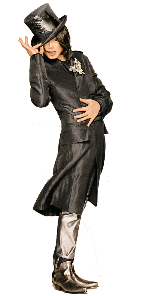 michael jackson black dresses and hat png #28855