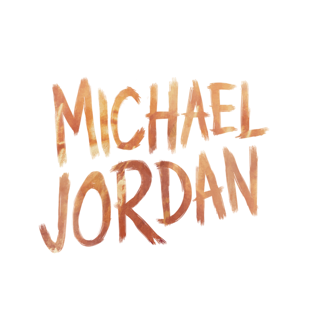 michael jordan text logo #2676