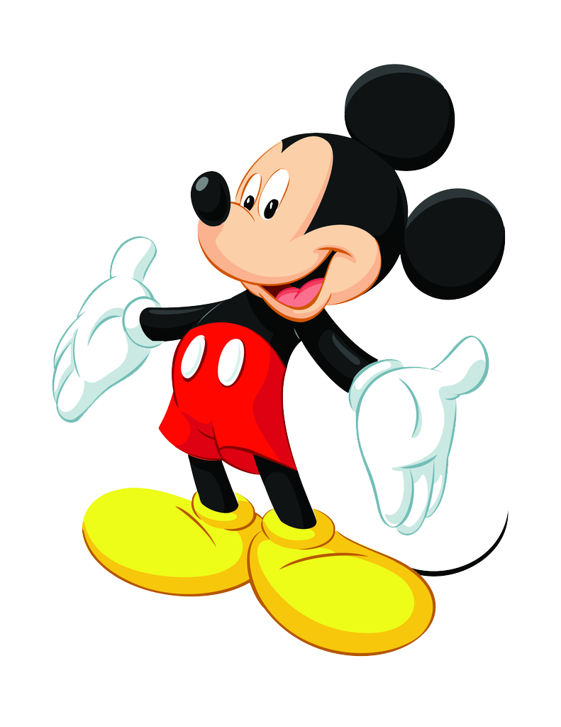 download mickey mouse transparent background png image #9404