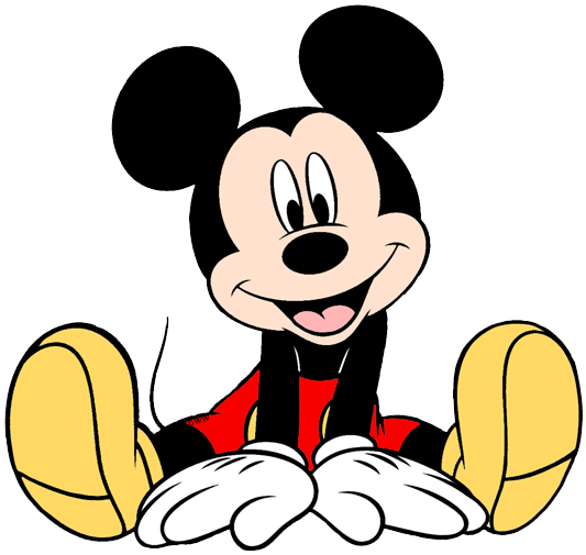 Mickey Mouse PNG Clipart Image​