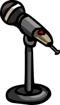 image microphone furniture club penguin wiki the 13982