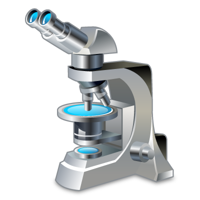 biology microscope science icon #23275