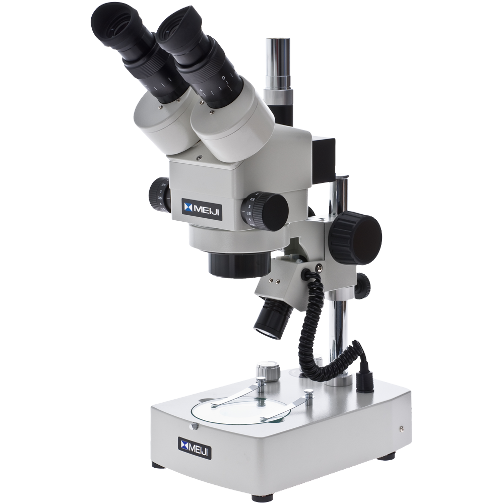 meiji techno emz pbh zoom stereo microscope system #23319