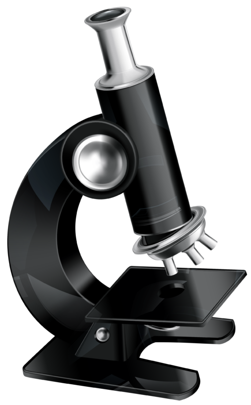 microscope clipart black and white images #23360