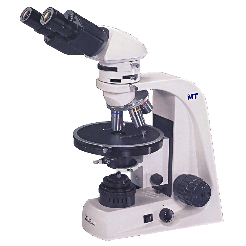 microscope, meiji techno series asbestos bulk fiber #23334