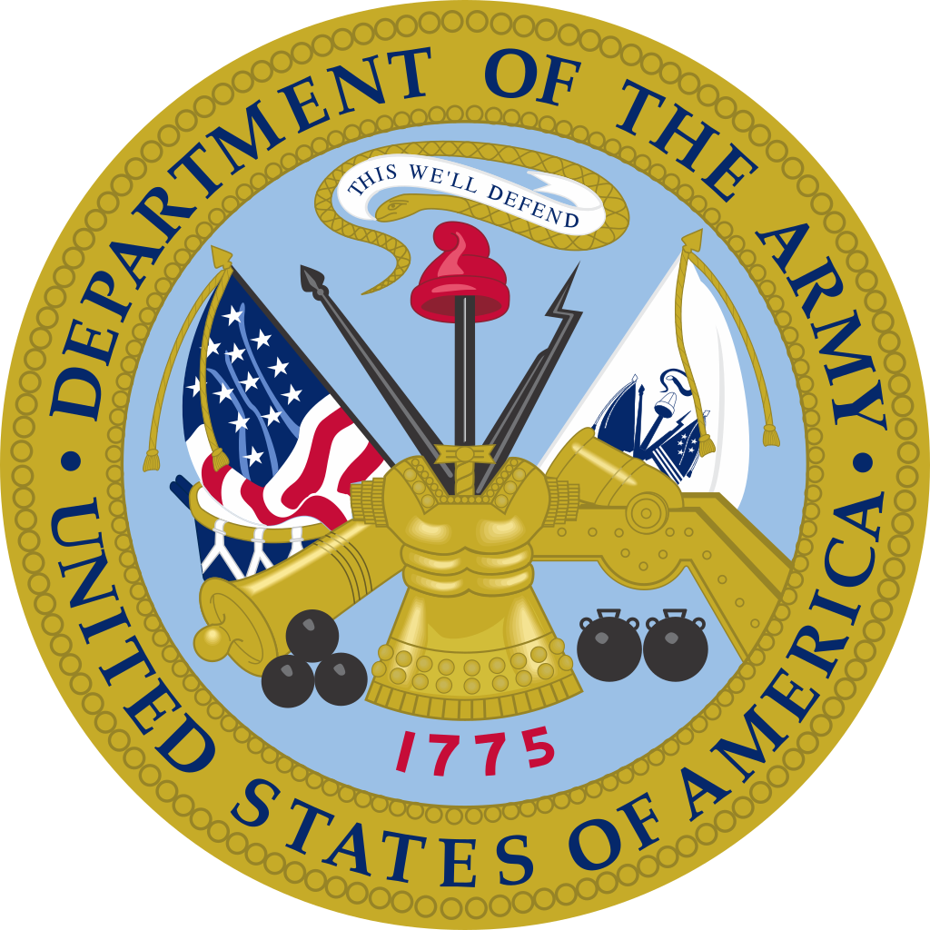 military logo, file emblem the united states department the army #25298
