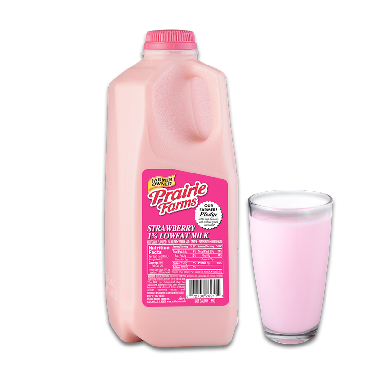 strawberry milk welcome prairie farms #13968