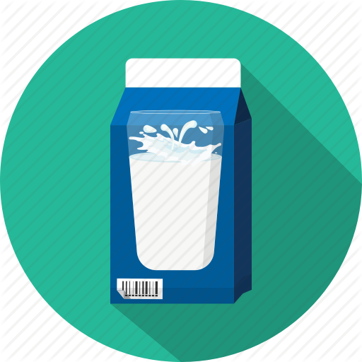 milk carton, carton glass milk icon #14234