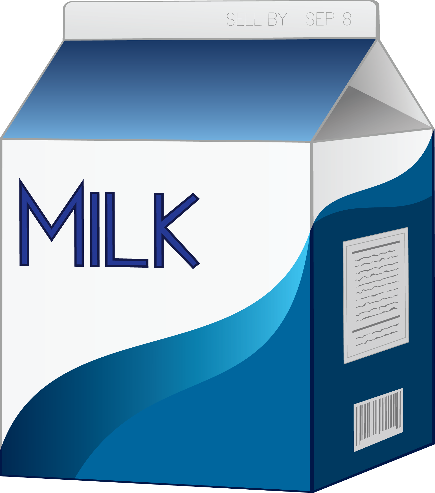milk carton png #14262