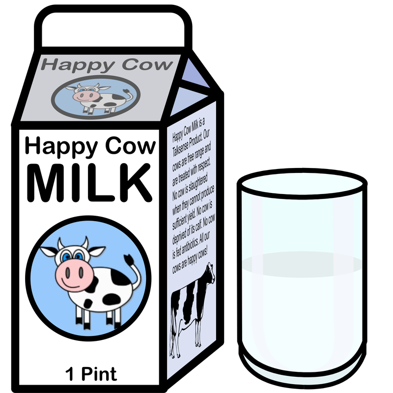 milk carton, symbol drinks talksense #14232