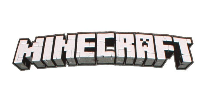 minecraft curved logo transparent #1008