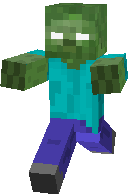 zombie minecraft transparent image #11523