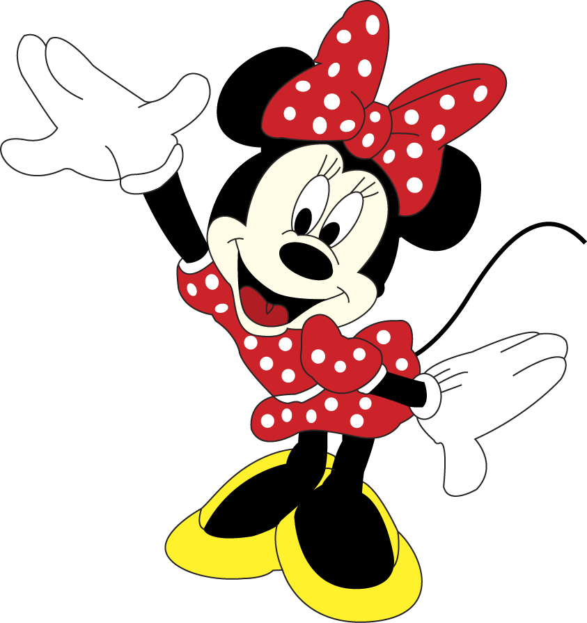 PNG or JPG Files for Printing Minnie Dancing Girl Cartoon 