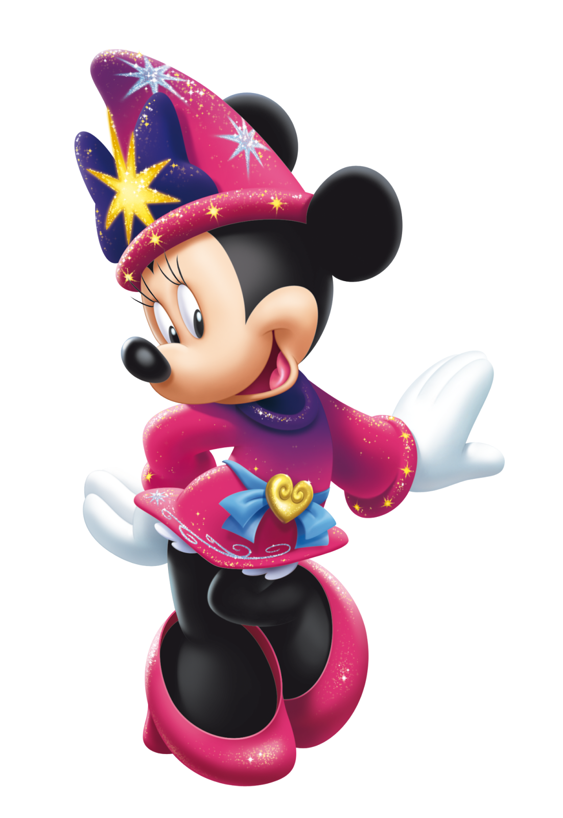 Minnie Mouse Celebrating The New Year, Great Celebration Dress, Minnie PNG Image #40242