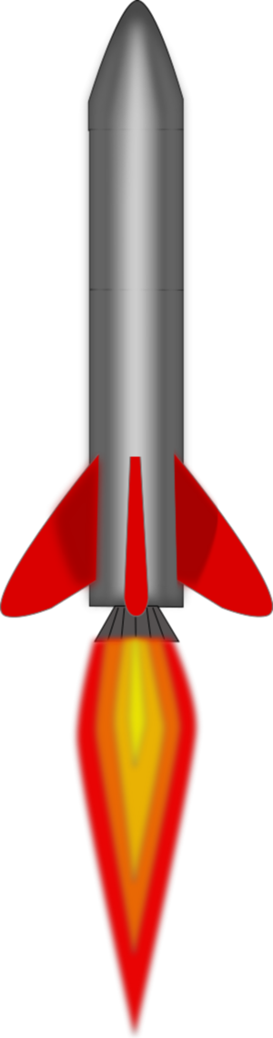 missile rocket clipart #40389