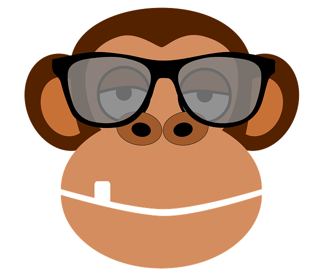 charismatic monkey face, mascot monkey png #19169