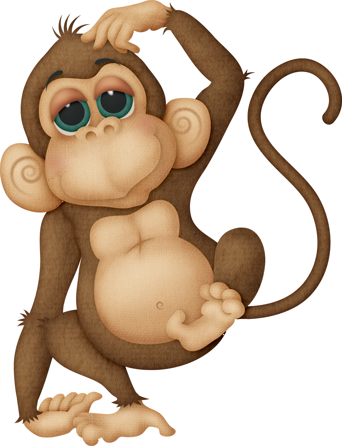 Monkey Transparent PNG | Baby, Cute, Cartoon Monkey Clean Background - Free  Transparent PNG Logos