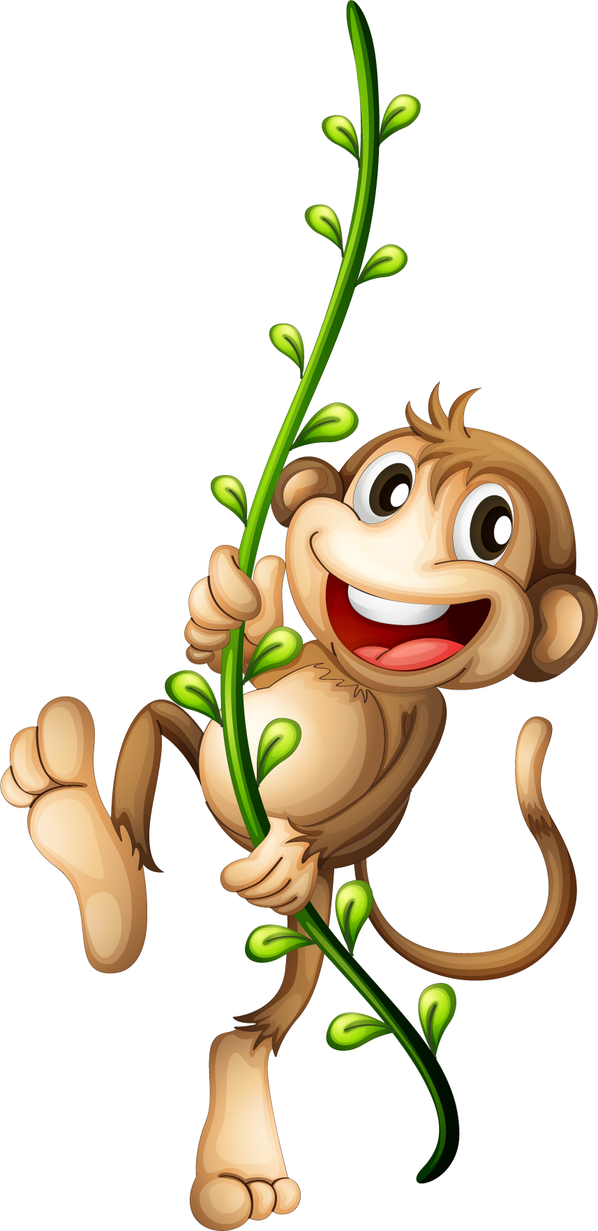 monkey cartoon smiley face png #19119