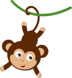 cute monkey png