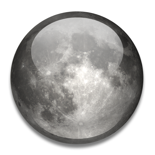 moon icon solar system iconset dan wiersema #10142