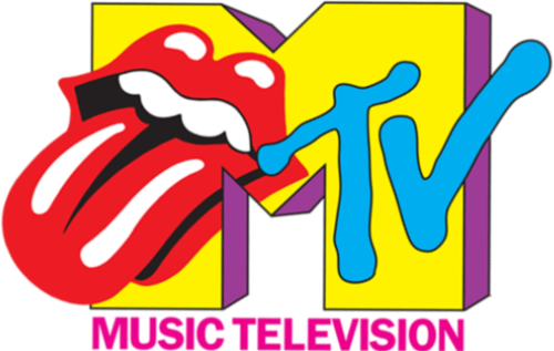 colorful mtv logo white png #3199