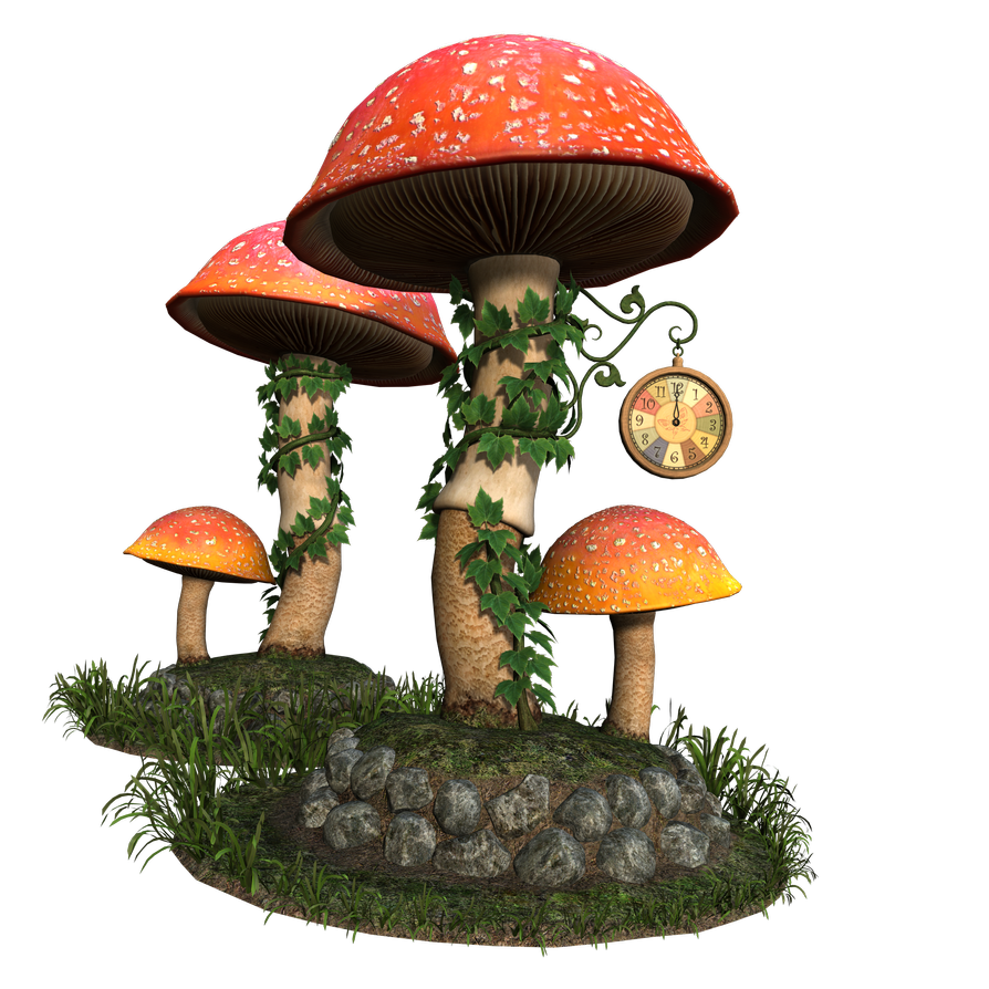 fantasy mushroom scene #9099