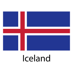 iceland national flag world flags vector download #38915