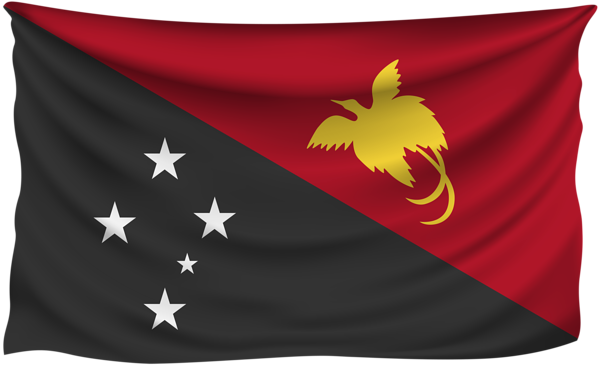 national flag papua new guinea wrinkled flag #38905