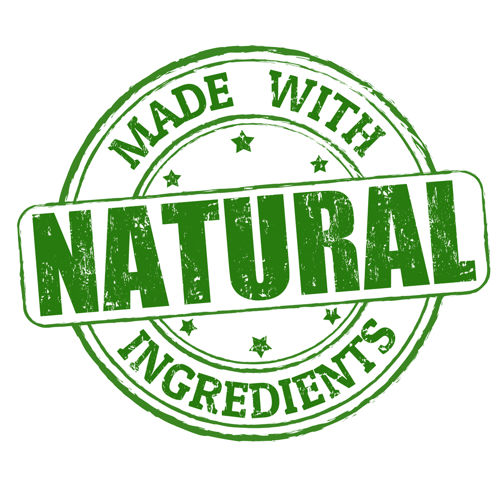 natural, circle, made with natural ingredients logo #8637