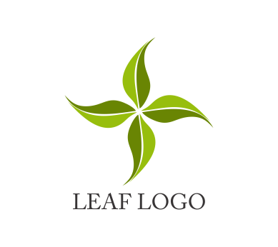 vector green leaf nature logo inspiration download #8634