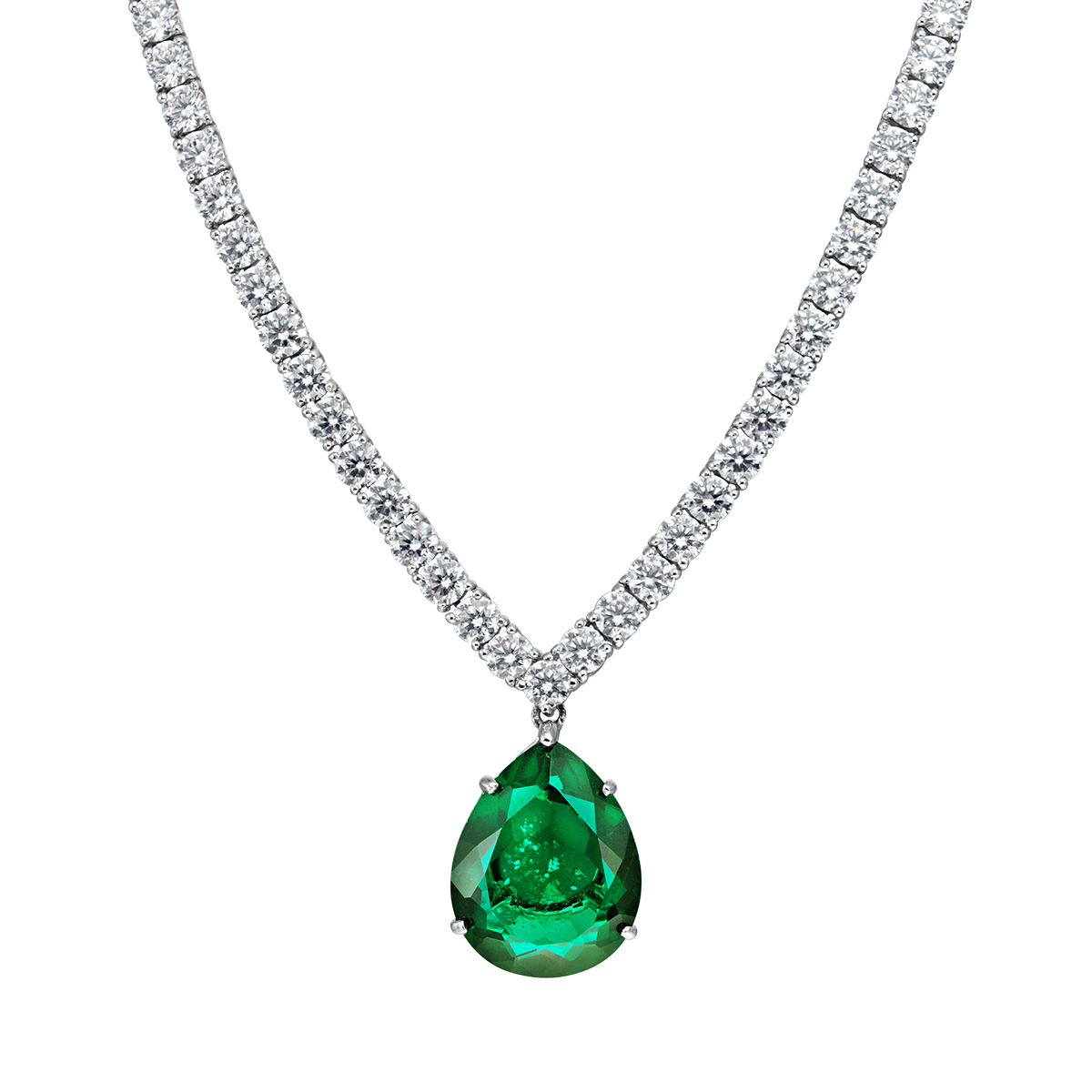 angelina formal green necklace ciro jewelry black tie #29344