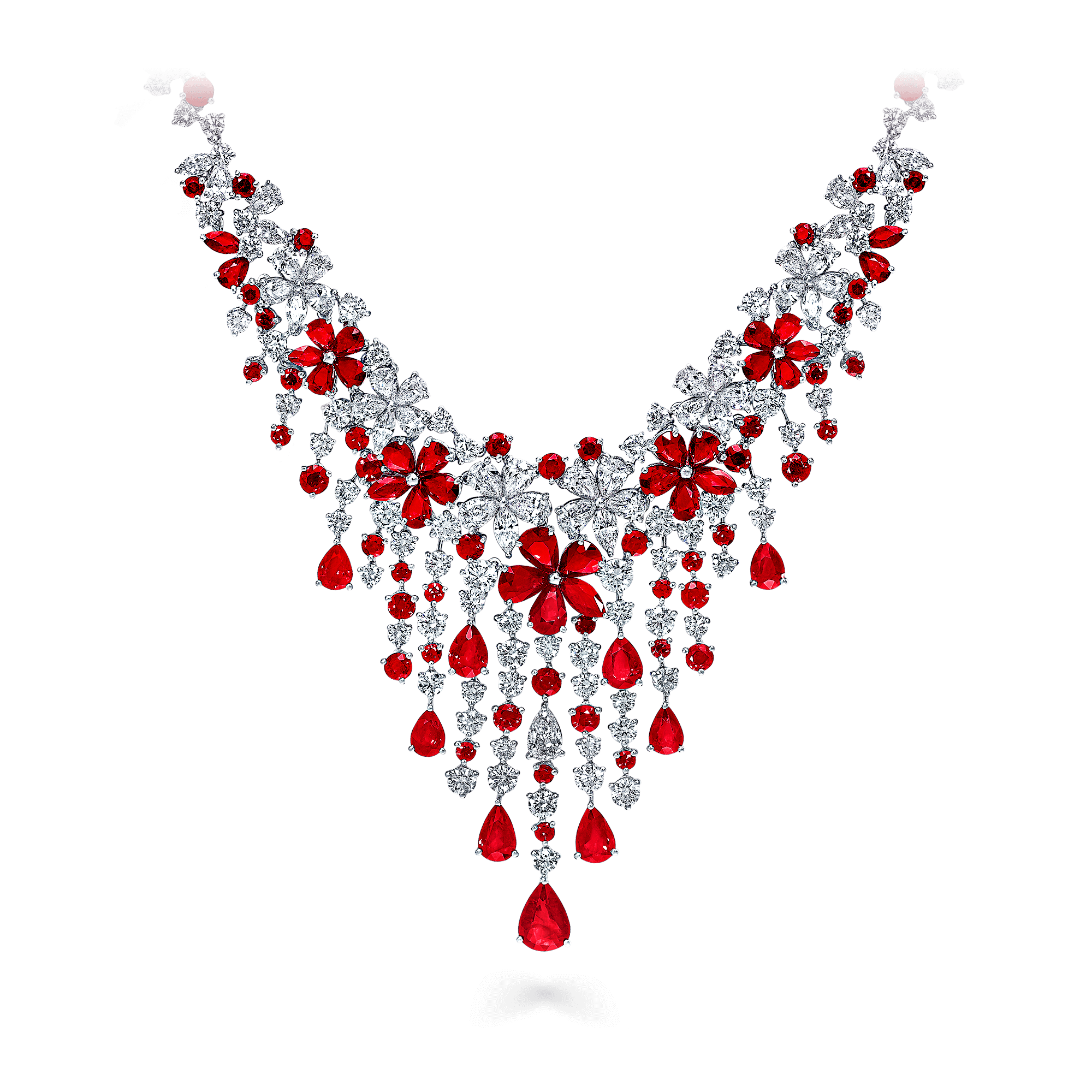 ruby diamond necklace carissa jewellery collection graff #29342