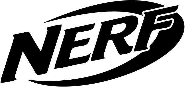 nerf logo black png 2208