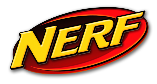 nerf logo, red, yellow #2204